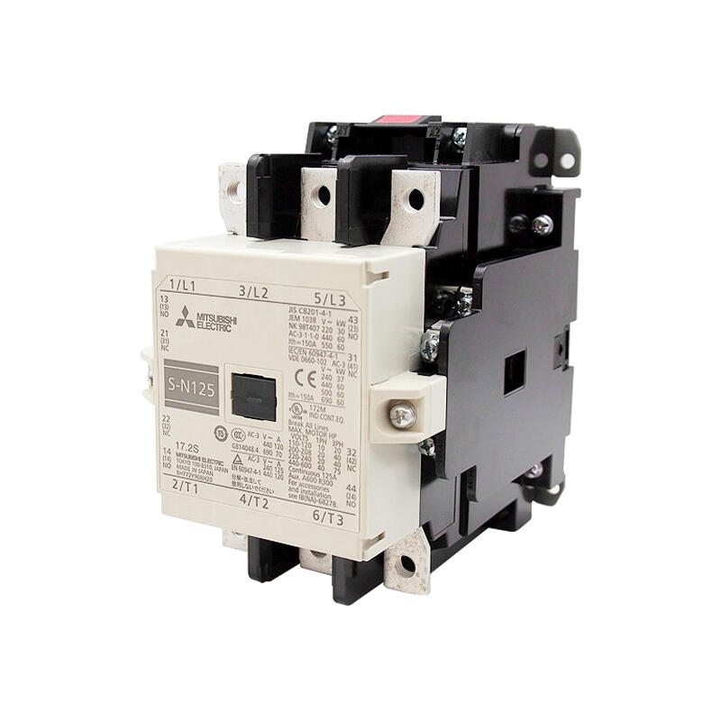 Mitsubishi Electric S-N125 120A AC Contactor 3-Pole 2NO+2NC