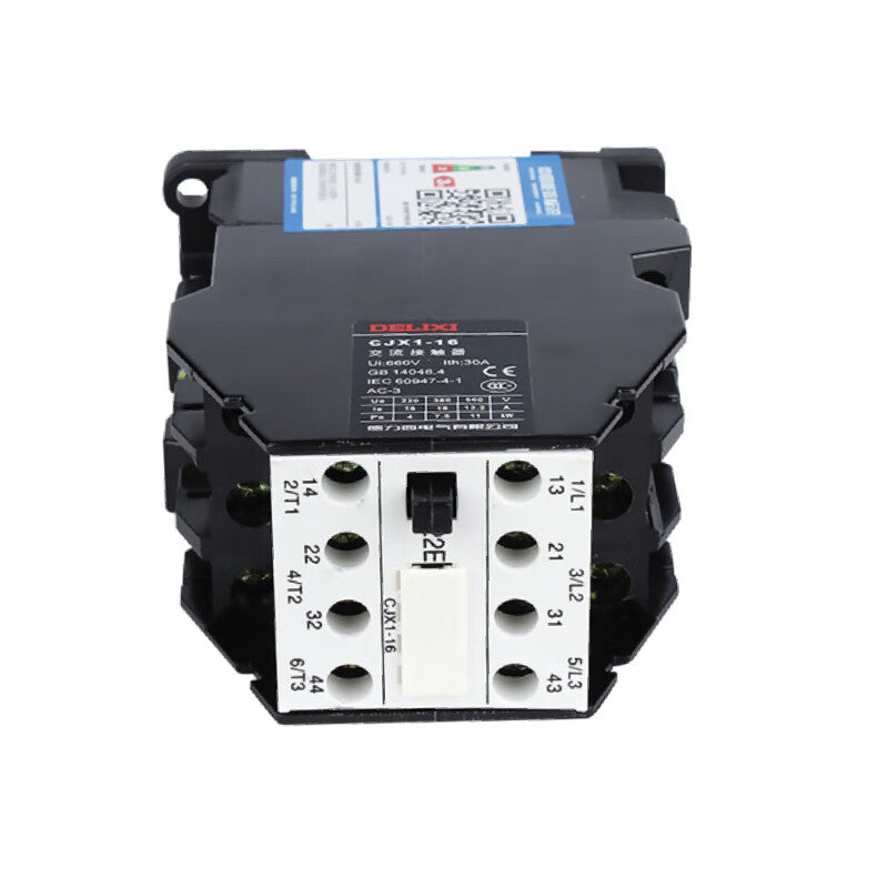 Delixi Electric CJX1-16/22 Universal AC Contactor 50Hz 220V