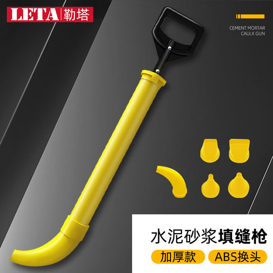 LETA Thickened ABS Cement Grouting Gun (5 Interchangeable Heads) LT7956