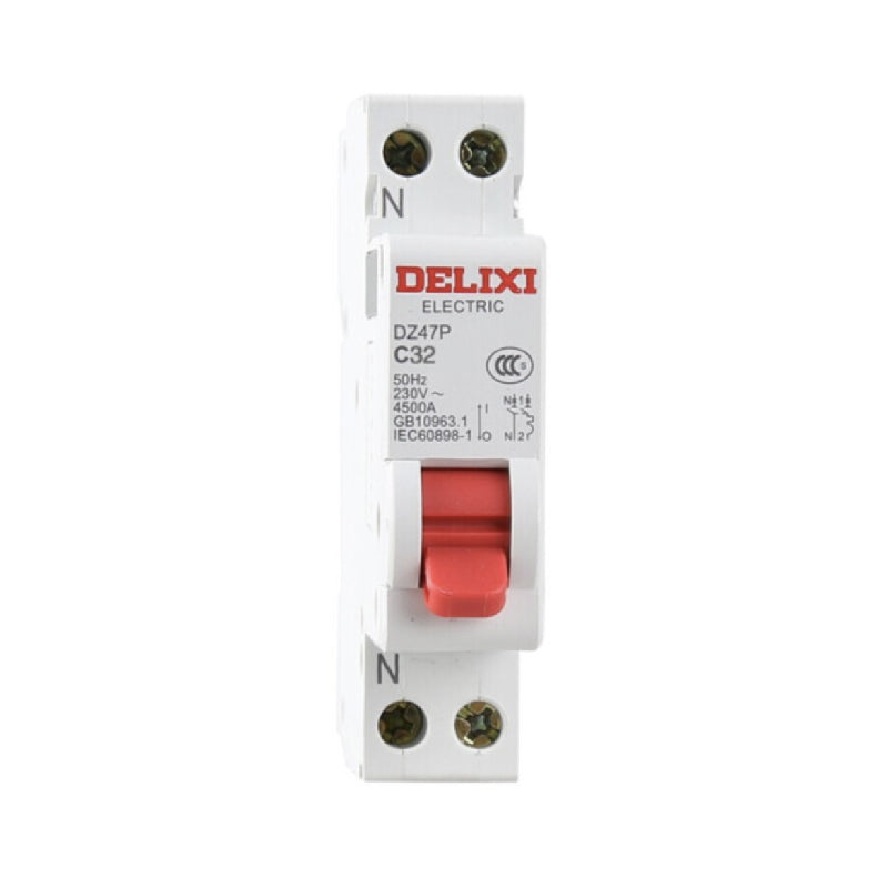 DELIXI DZ47PLE Circuit Breaker Air Switch 1P+N 16A