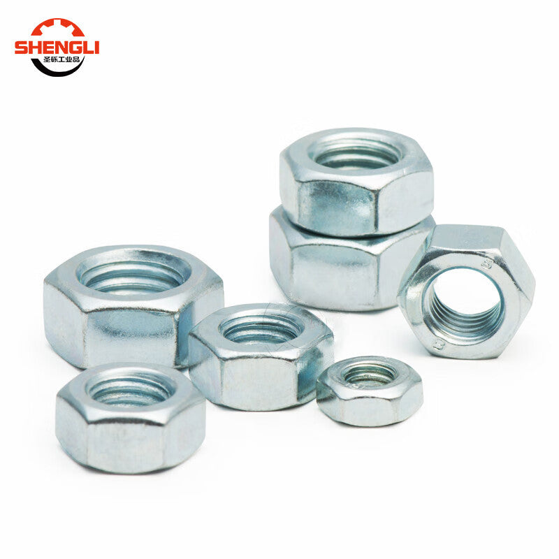 Shengli GB52 galvanized hex nuts, grade 4 hex bolts, screws, M5 [200 pieces]