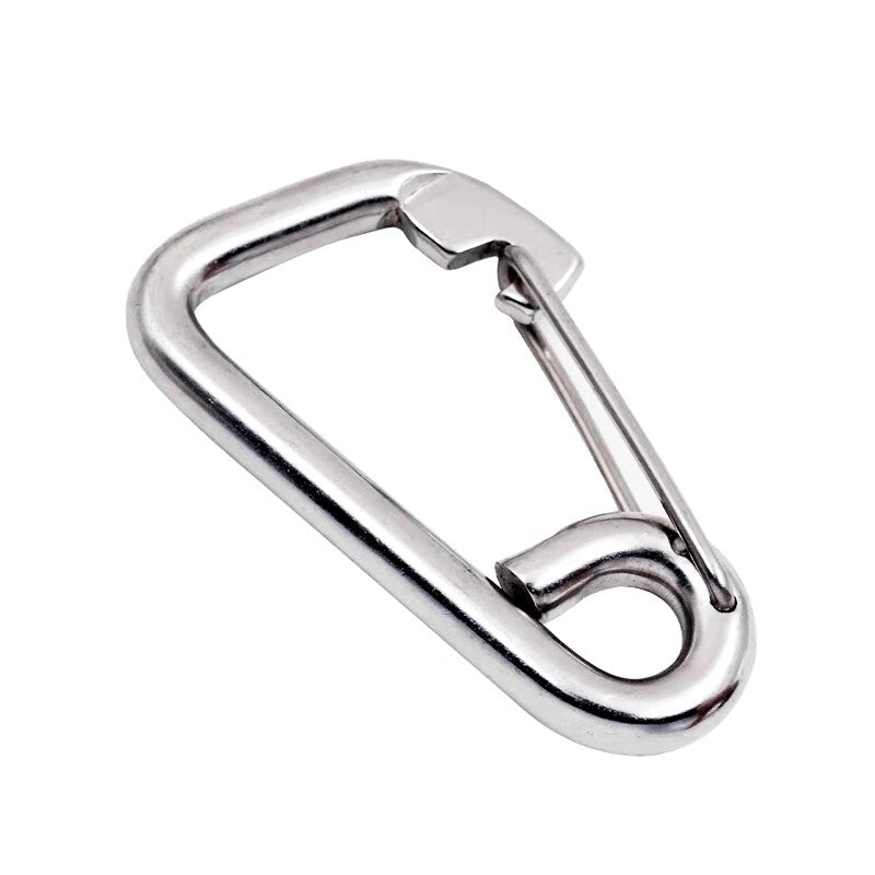 Deqi 304 Stainless Steel Standard Spring Buckle, Carabiner, Safety Buckle, Keychain, Gourd Buckle, Dog Leash, Quick-release Type M6