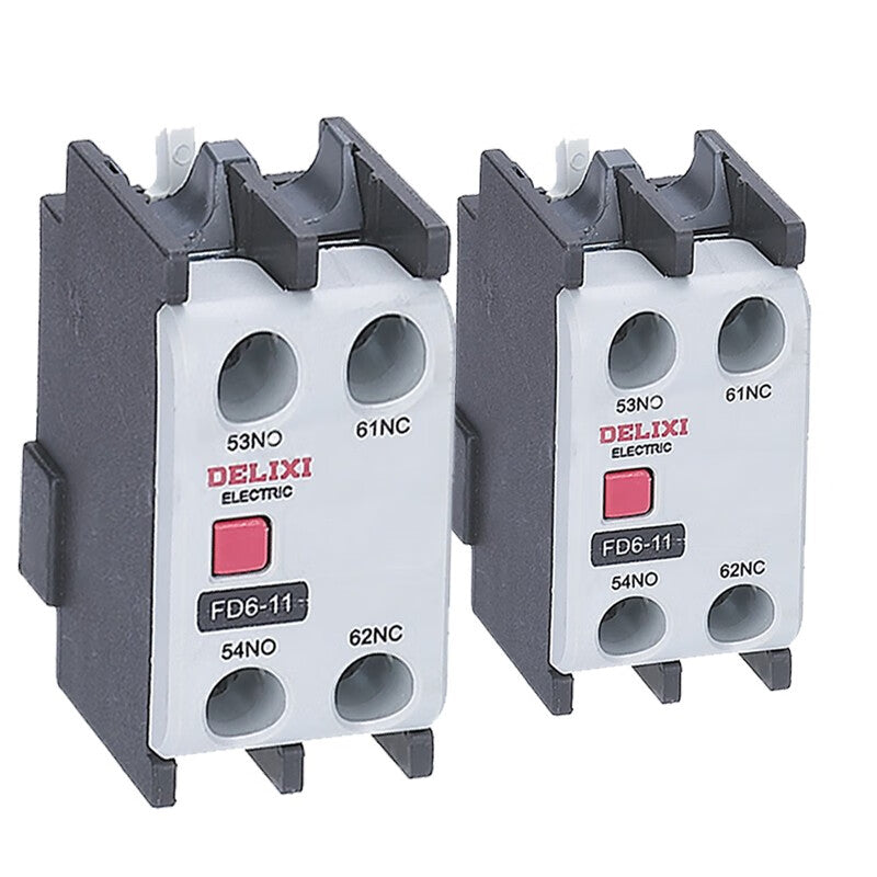 Delixi customized AC contactor accessories FD6-20 top auxiliary contact RoHS FD620 1 delivery period 15 days customized models are not returnable