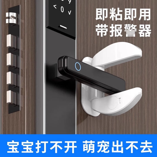 Shengduoshan door stopper for single women, safety lock, no-drill apartment rental, anti-wolf, deadbolt door lock, door blocking and anti-theft device.