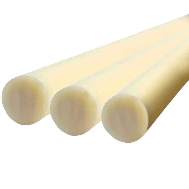 Runhong Tools PA6 Nylon Rods, Solid Wear-Resistant Cylindrical Nylon, Customizable, Diameter 50mm * 1m Length, Price Per Rod