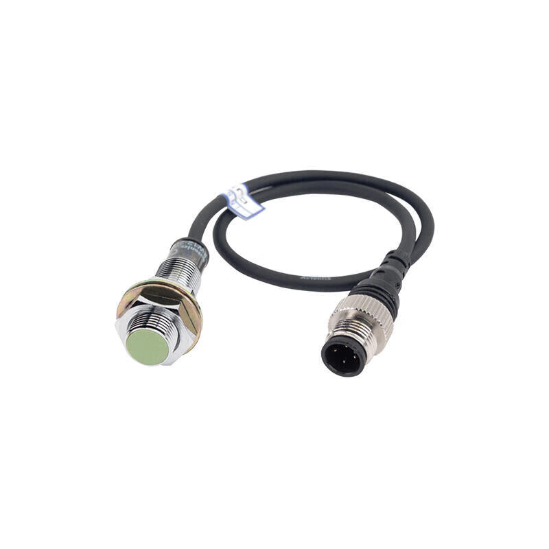 Autonics inductive cylindrical proximity switch 3-wire M12 connector detection distance 2mm NPN; PRW12-2DN2
