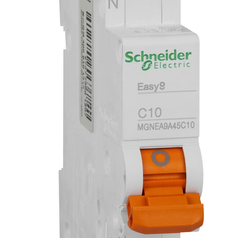 Schneider Electric small circuit breaker, EA9A45 phase + neutral C10A; MGNEA9A45C10