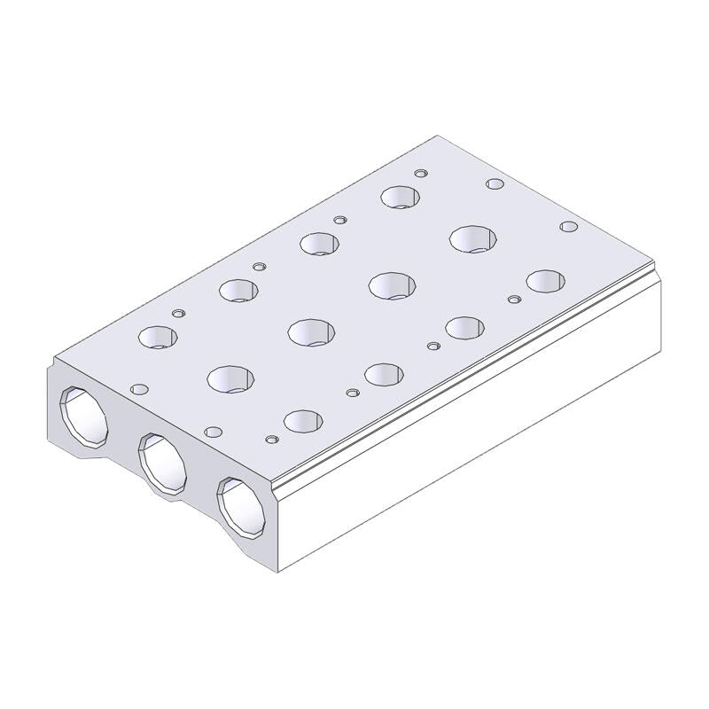 AirTAC 400M4F Solenoid Valve Base – 4-Piece Set