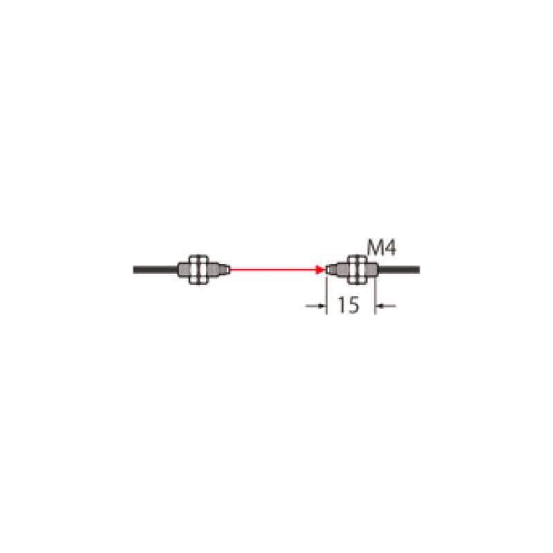 Panasonic Threaded Fiber Optic Sensor; FT-43