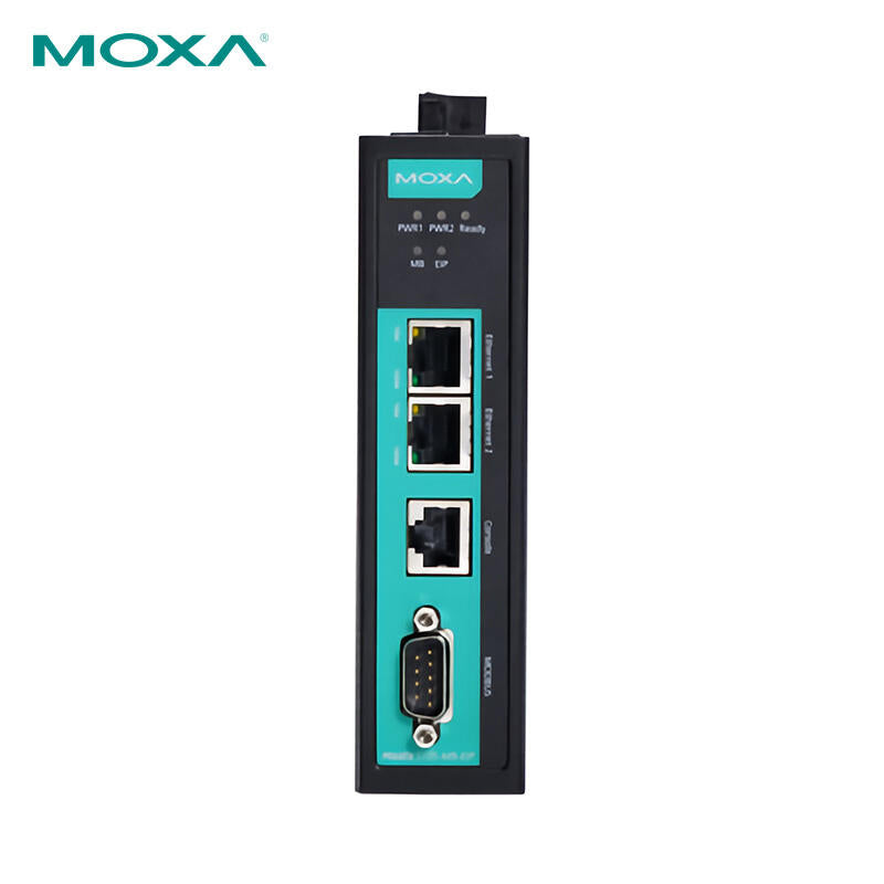 Moxa 1-port Modbus RTU/ASCII/TCP to EtherNet/IP Gateway; MGate 5105-MB-EIP