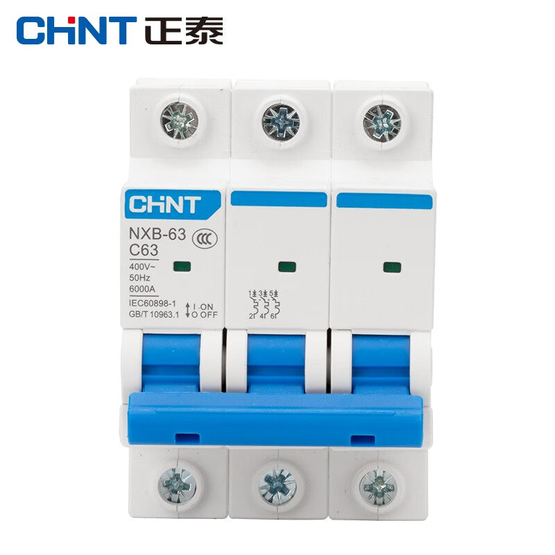 Chint (CHNT) NXB-63-3P-C63 industrial circuit breaker air switch