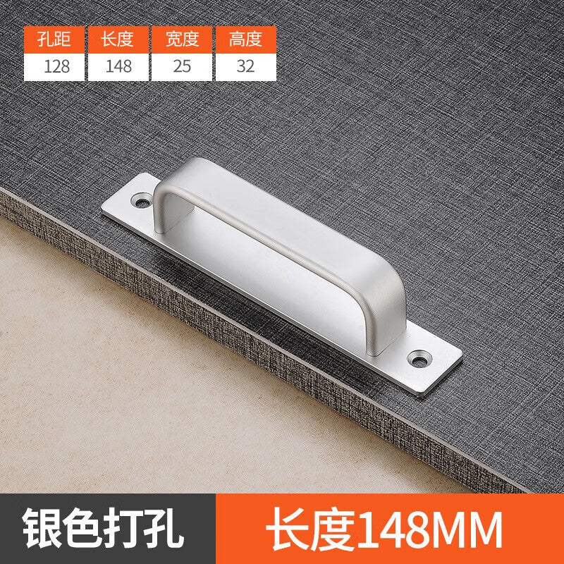 Tianli aluminum alloy door handles and grips, no-drill security door handles, indoor bathroom sliding door handles