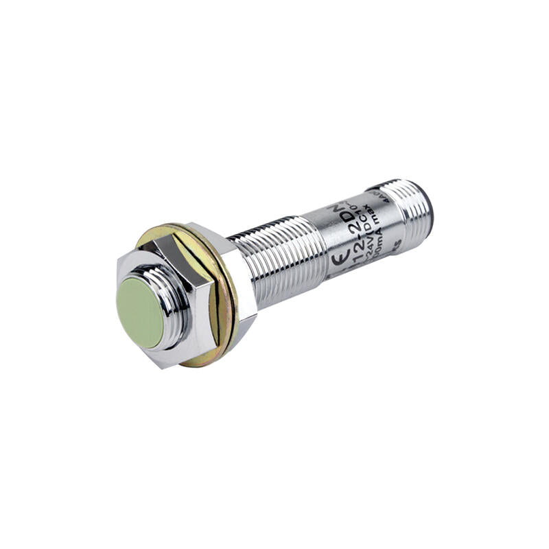 Autonics inductive cylindrical proximity switch 2-wire M12 connector detection distance 2mm; PRCM12-2AC