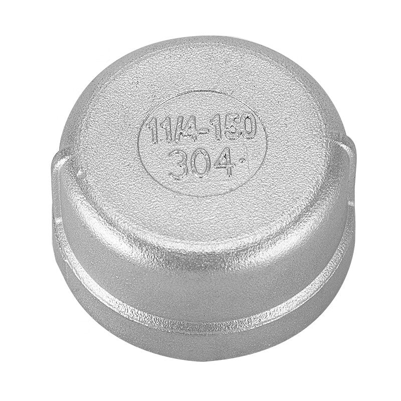 Naixin 304 Stainless Steel Internal Threaded Pipe Cap, End Cap, Round Pipe Cap, Plug, Pipe Connector, 304 Pipe Cap DN32 (1.2 inch)