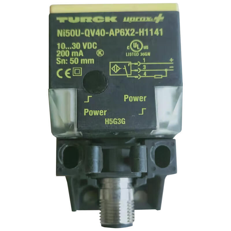 TURCK inductive proximity switch; NI50U-QV40-AP6X2-H1141