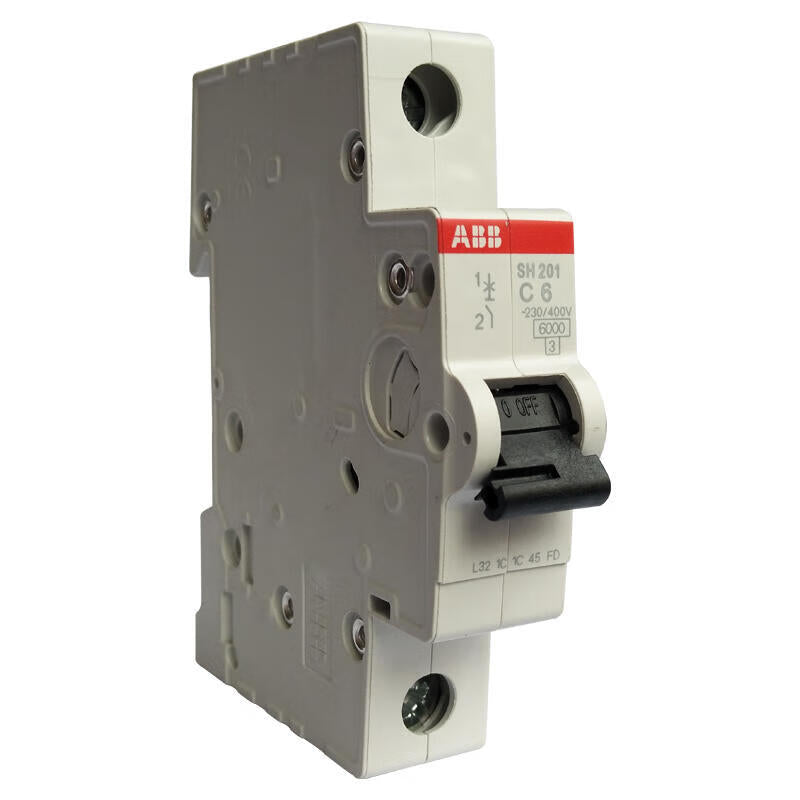 ABB SH200 series miniature circuit breakers; SH201-C6