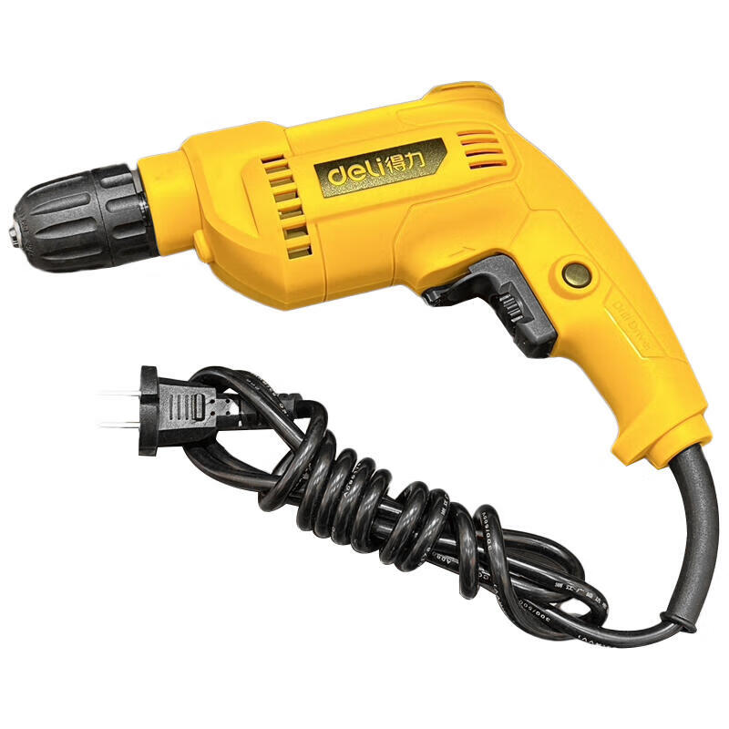 Deli Tools Home Improvement Grade 480W 10mm AC Hand Drill; DC170