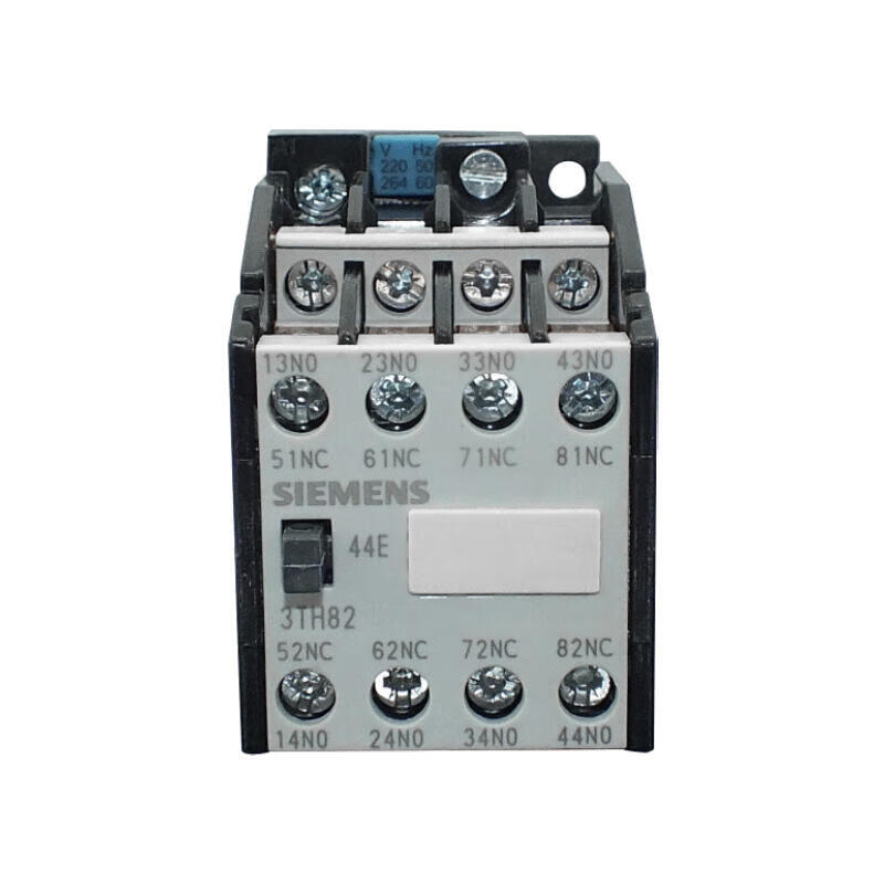 Siemens contactor relay AC50HZ, 24V auxiliary contacts: 4 normally closed contacts, specification 0, threaded connection; 3TH82440XB0