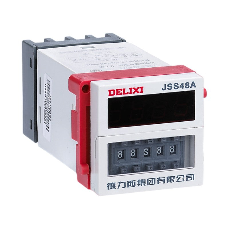 DELIXI ELECTRIC Digital Time Relay JSS48A-2D, 220V