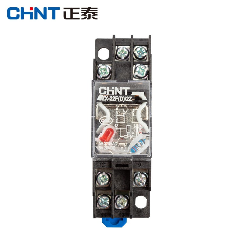 Chint (CHNT) JZX-22F/2Z 5A DC 220V 8-pin intermediate relay hh52p with light and base DC