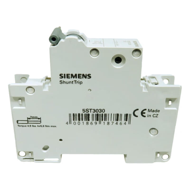 يستخدم محول تحويل التيار Siemens 110-415VAC لمفاتيح LS 5SL4 و5SY و5SP وFI/LS5SU1 وFI5SV (بالنسبة لـ 5SU1، يلزم وجود موصل المقبض 5ST3805-1)؛ 5ST3030