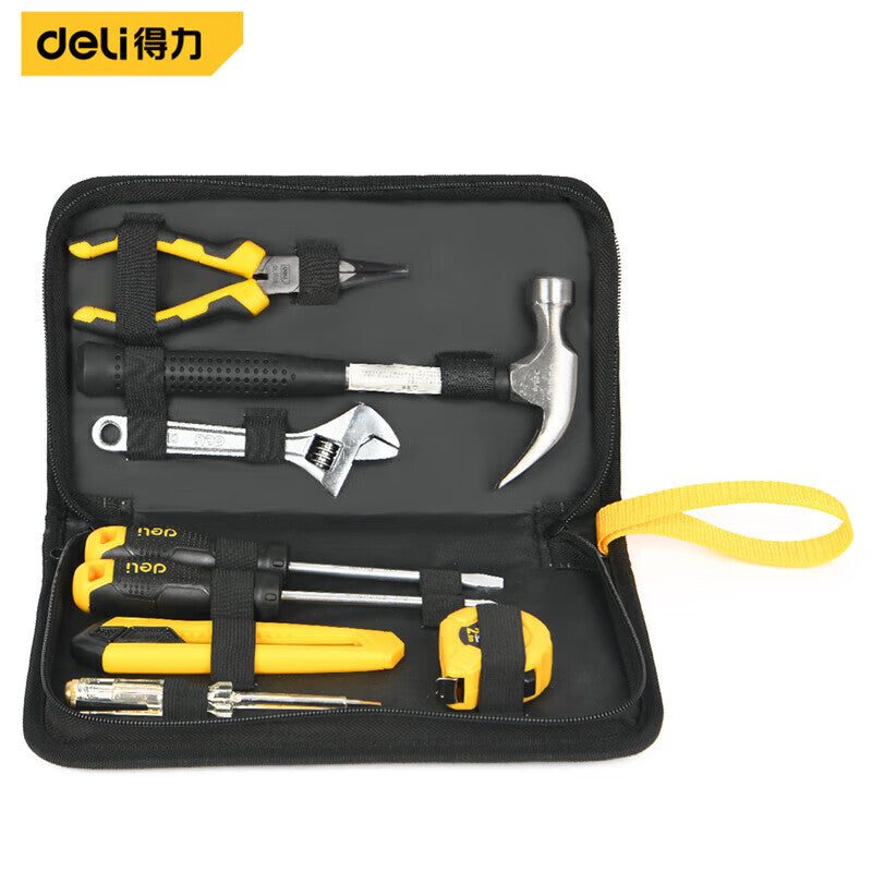 Deli Tool Repair Cloth Bag Set - 8-Piece Tool Set; DL5908 - Durable Cloth Bag for Kitchen Tools