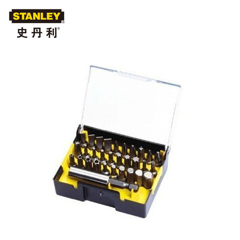Stanley 31-piece 6.3mm screwdriver head and magnetic extension set A; 63-411