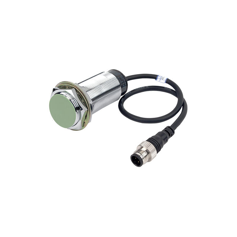 Autonics inductive cylindrical proximity switch 3-wire M12 connector detection distance 10mm NPN; PRWL30-10DN2