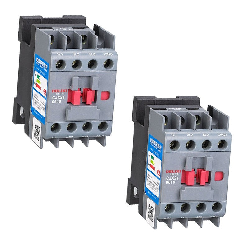 Delixi Electrical AC contactor; CJX2s-0610 220V/230V 50Hz