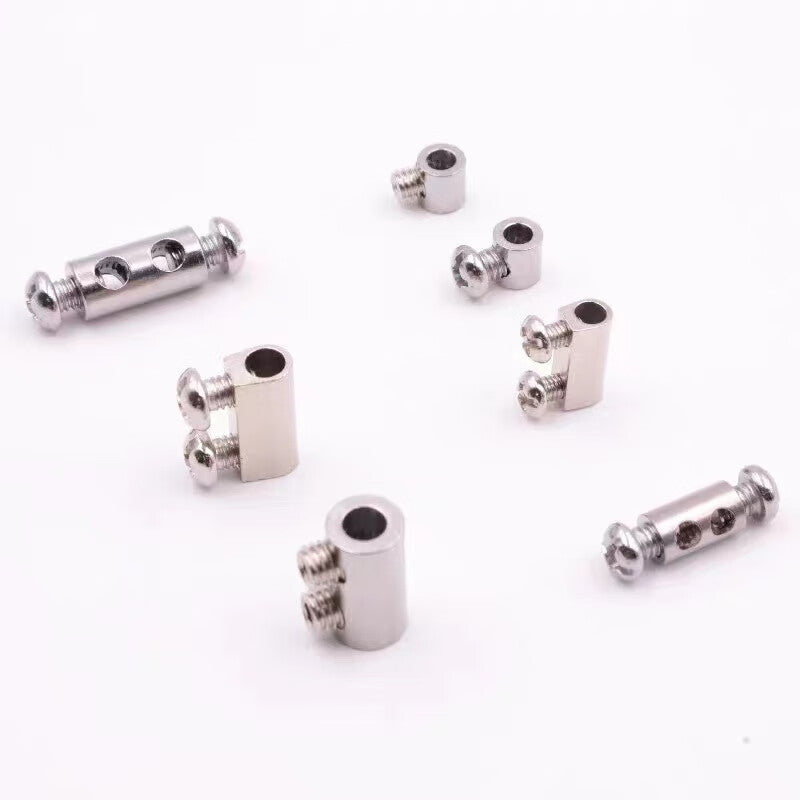 Iron Rope Lock, Steel Wire Rope Hanging Rope, Light Fixture Steel Wire Hanging Bracket, Adjustable Telescopic Cable Clip, Cable Locker, 5 models available, Large A size suitable for 2-3mm steel wire rope.