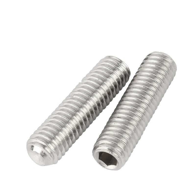 Bocai 304 Stainless Steel Socket Headless Set Screws, M5x8 (500 pieces/pack)