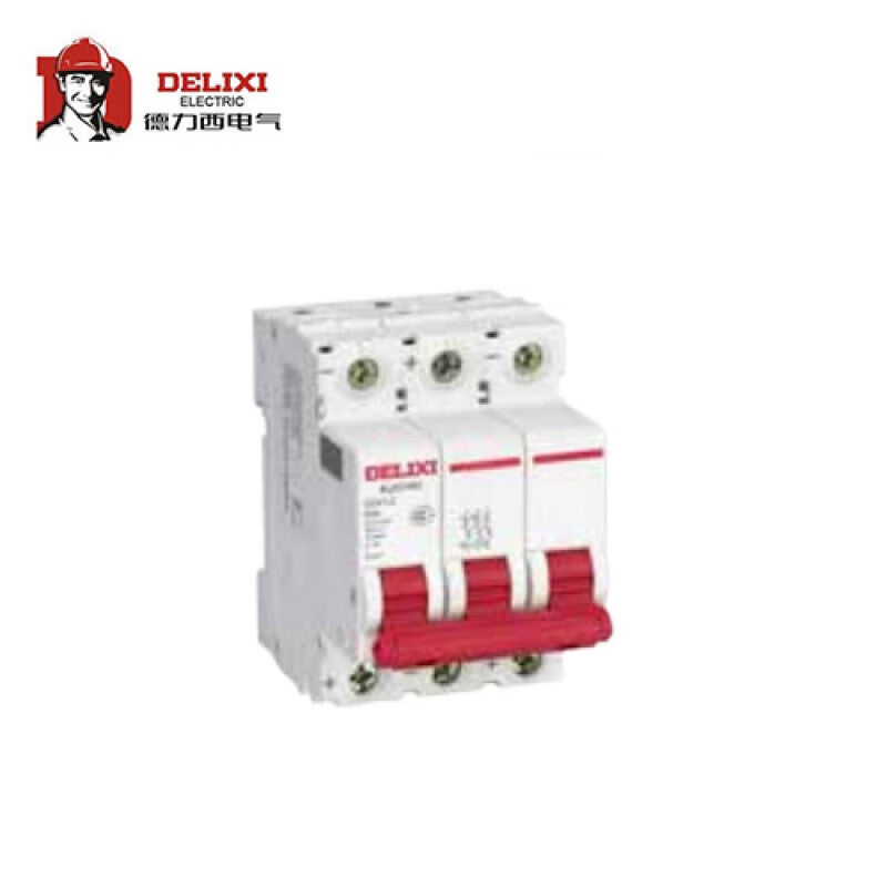 مفتاح الهواء لقاطع الدائرة الصغيرة DC من Delixi DZ47sZ 3P 6kA Ii(B) 63A DC500V رقم الطلب DZ47SZ3B63