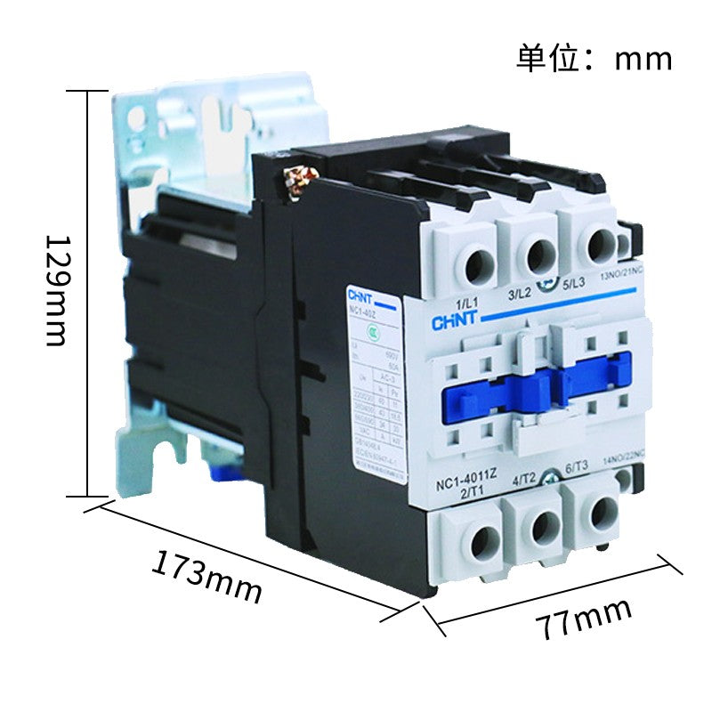 CHINT NC1-4011Z-24V DC Controlled AC Contactor Relay