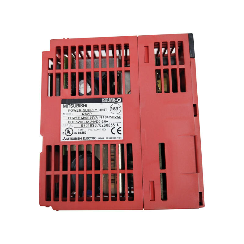 Mitsubishi Electric PLC, power module, 100-240VAC input / 5VDC 3A, 24VDC/0.6A output; Q62P