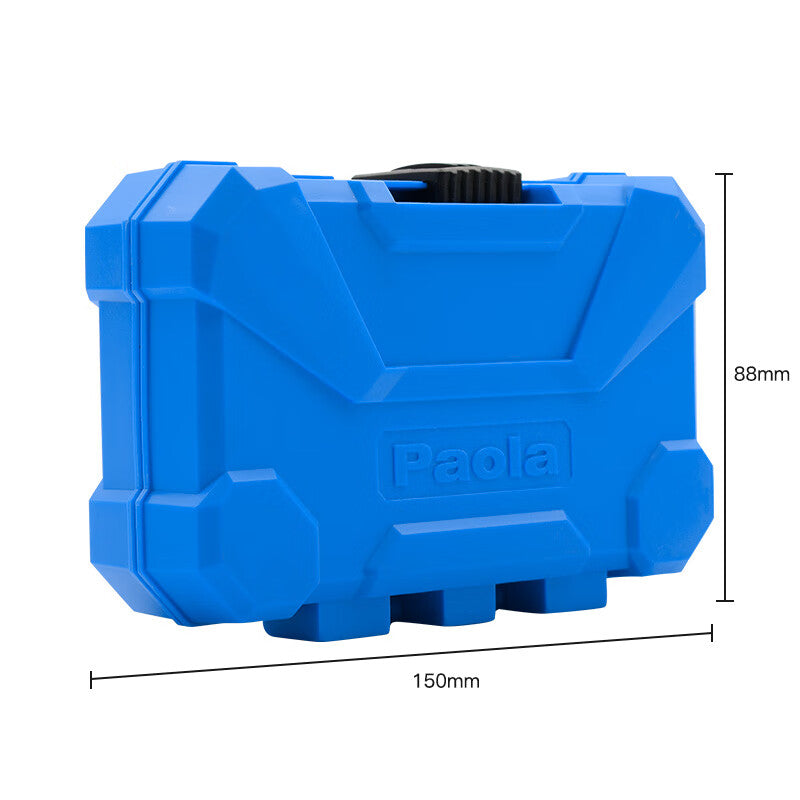 Paola ratchet screwdriver set 51 pieces large and small cross flat head metric and imperial hexagonal plum blossom screwdriver with hole car household appliance disassembly repair tool