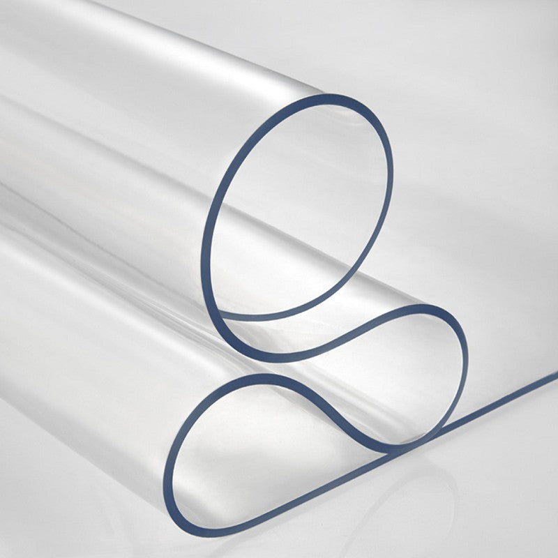 XINHENGDA PVC Transparent Soft Glass, Transparent Plastic Sheet, High-Transparency Crystal Sheet, Transparent Soft Glass Film Sheet, 1.5m * 5m, 2mm, one piece.