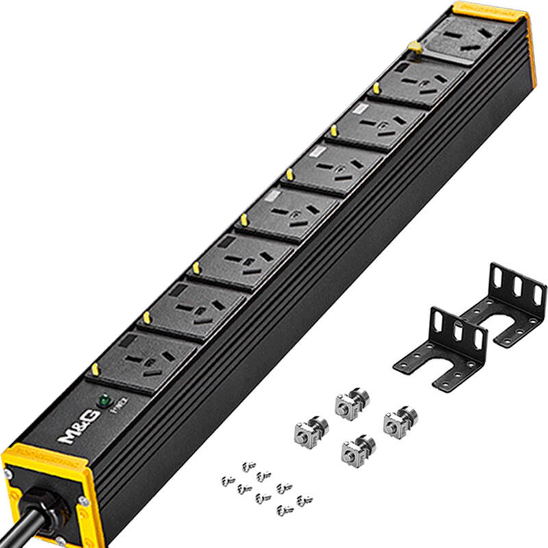 Breakthrough (M&G) PDU cabinet socket strip 10A self-locking national standard socket * 7 + 16A self-locking national standard socket * 1 16A input; 07TG130103