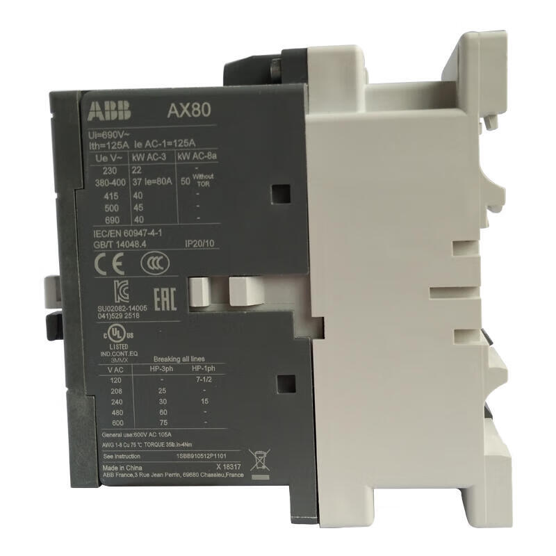ABB Universal Contactor AX80-30-11 for 220-240V AC Applications
