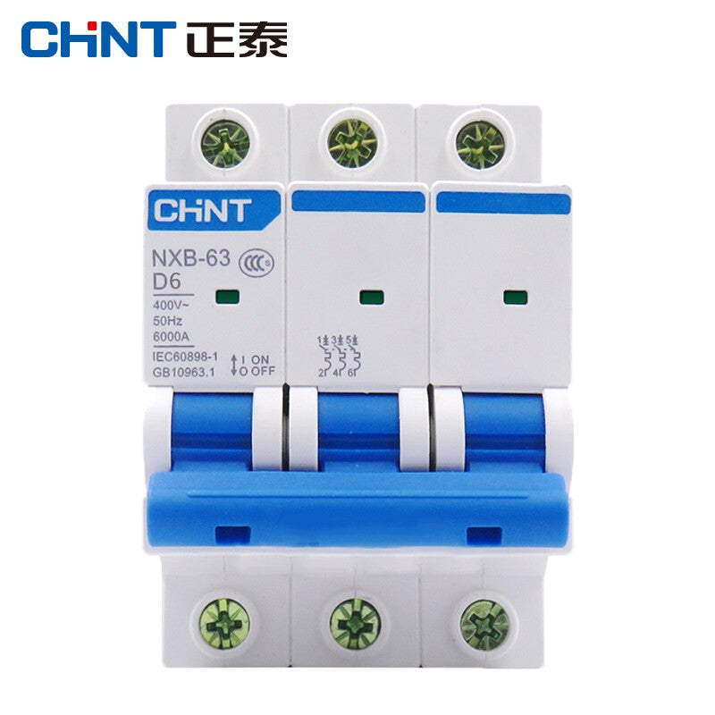 Chint NXB-63-3P-D6 Upgraded Circuit Breaker Air Switch