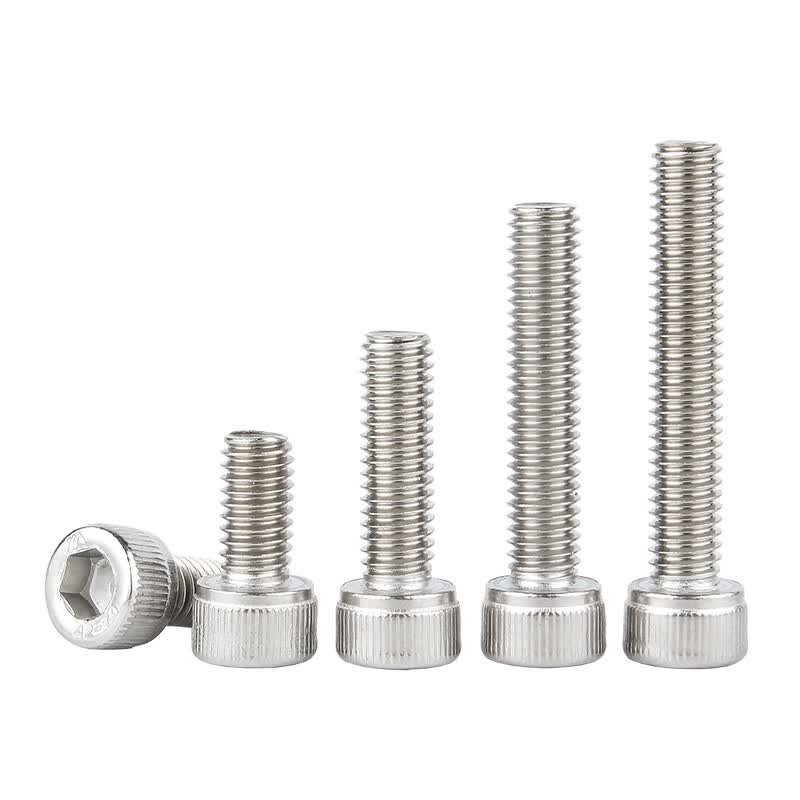 Bocai 304 Stainless Steel Socket Head Screws, Extended Bolts M5x12 (100 pieces/pack)