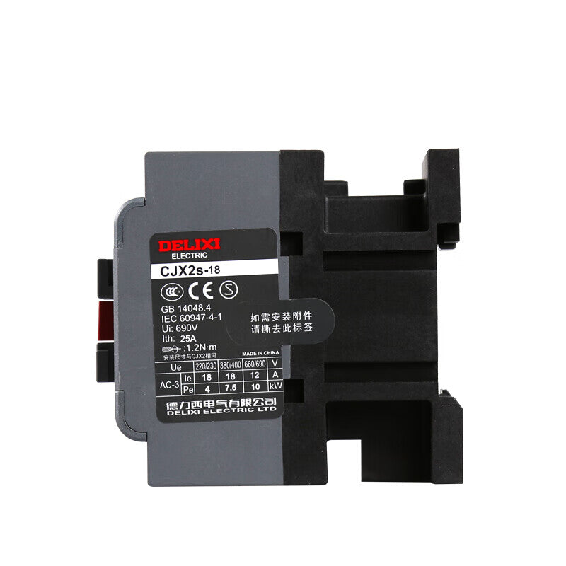 Delixi CJX2s-1810 Electrical Contactor 220V/230V 50Hz RoHS