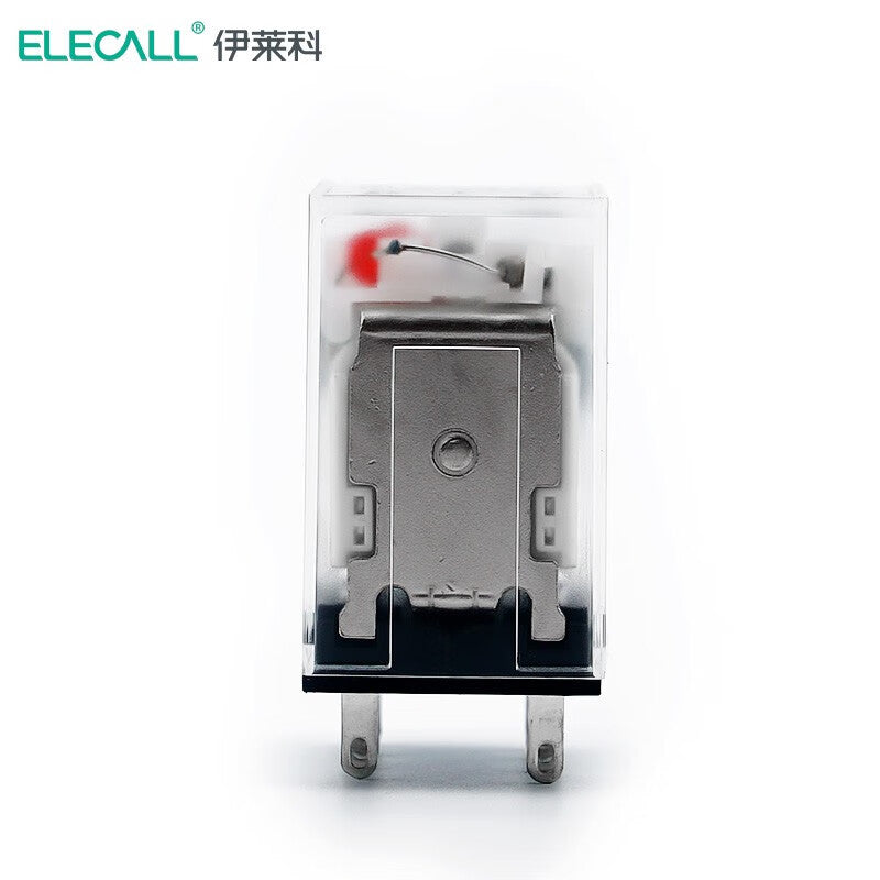 ELECALL HH52P small intermediate relay AC two open and two closed with light without base electromagnetic relay set 8 feet MY2NJ AC24V