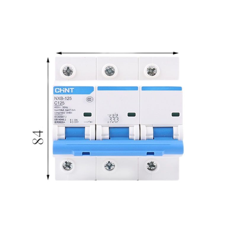Chint NXB-63 125 type small circuit breaker air switch circuit breaker protector NXB-125 3P C125