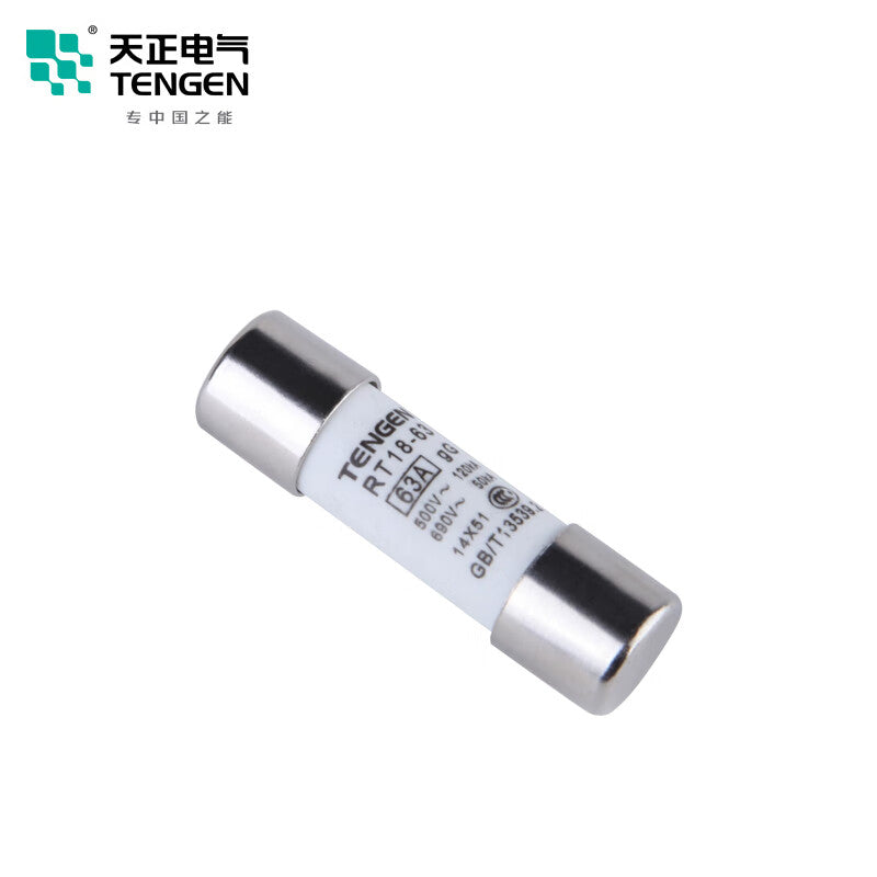 Tianzheng Electric TENGEN RT18-32X-1P cylindrical fuse fuse core fuse body 07050590011