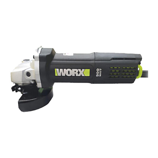 WORX 100mm 900W angle grinder (rear switch); WU900X