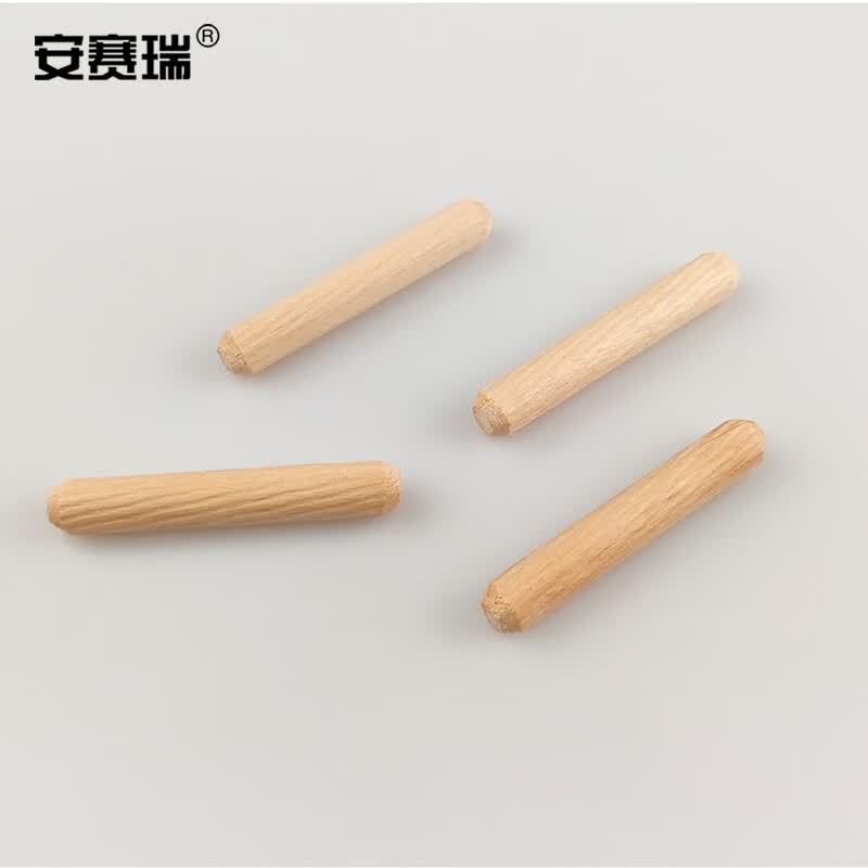 Anselry Round Dovetail Furniture Connector with 500 Wooden Plugs, Nails, Wedges, Sticks, and Pole-shaped Pole, M8x40mm, 5D00091