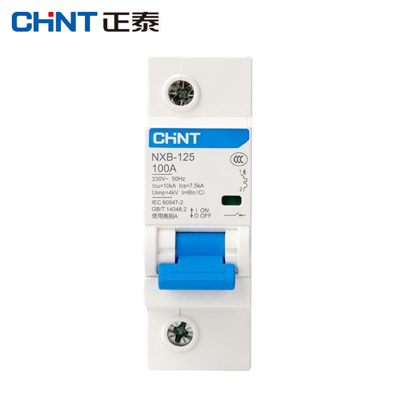 Chint NXB-125-1P-100A air switch overload air switch small circuit breaker DZ47 upgraded version 1P C100