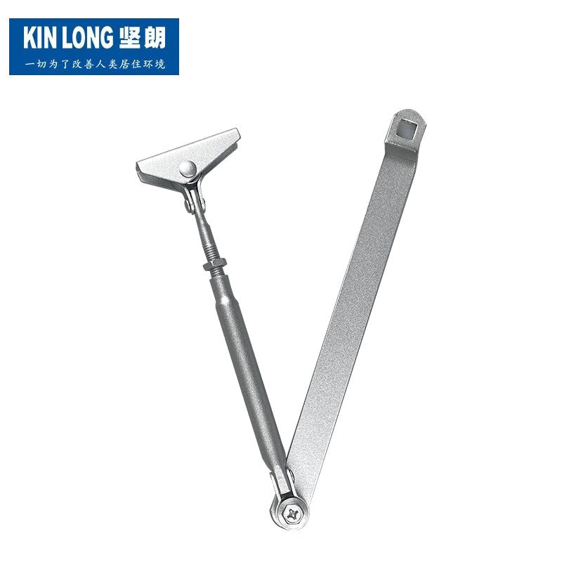 Kinlong Fully Automatic Hydraulic Buffer Door Closer, Household Automatic Rebound Fire Door Stopper, 65KG Positioning