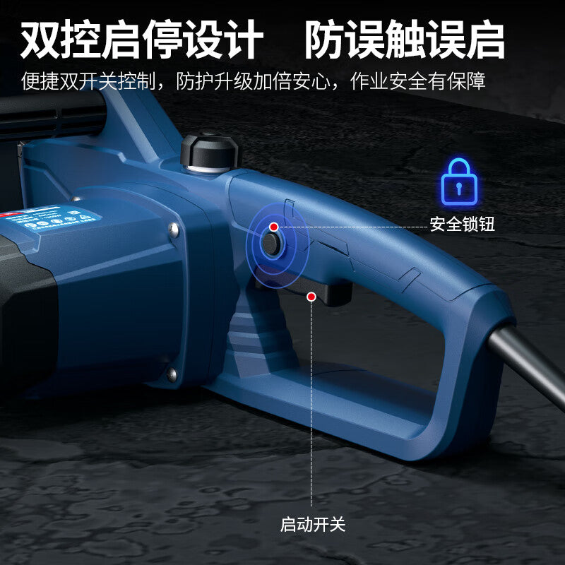 Dongcheng WML1900-405 high-power electric chainsaw, 1900W logging saw, household woodworking saw, a must-have for woodworking.