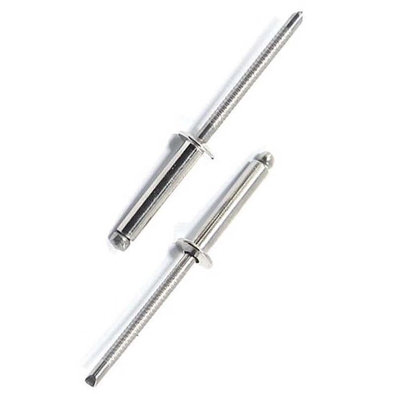 Hester JG-655 National Standard 304 All Stainless Steel Open Countersunk Head Blind Rivet GB12617 Open Countersunk Head 5.0*13 (100 pieces/pack)